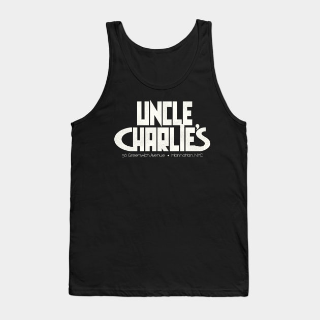 Defunct Uncle Charlie's 80s 90s Gay Nightclub NYC Tank Top by darklordpug